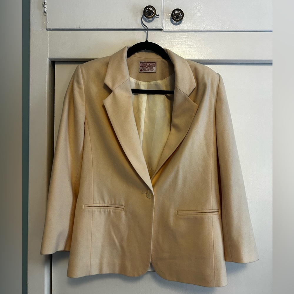 Vintage Pendleton Cream Blazer
